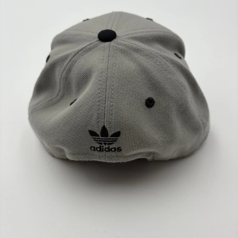 Adidas‎ Atlanta Hawks Neon Hawk Logo Snapback Hat Grey Black NBA Cap 2012